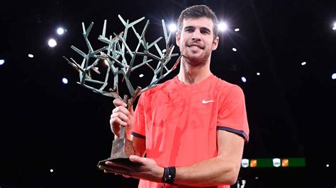 Khachanov Stuns Djokovic For Maiden Masters 1000 .